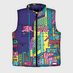 Мужской жилет Токио сити, цвет: 3D-черный