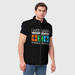 Мужской жилет Ed Sheeran: I hate math, цвет: 3D-черный — фото 2