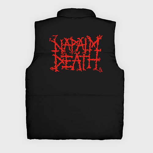 Мужской жилет Napalm Death / 3D-Черный – фото 2