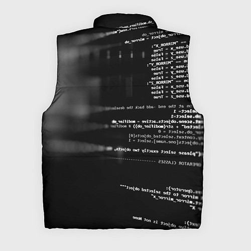 Мужской жилет Watch Dogs: Hacker / 3D-Черный – фото 2