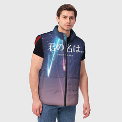 Мужской жилет Your Name, цвет: 3D-красный — фото 2