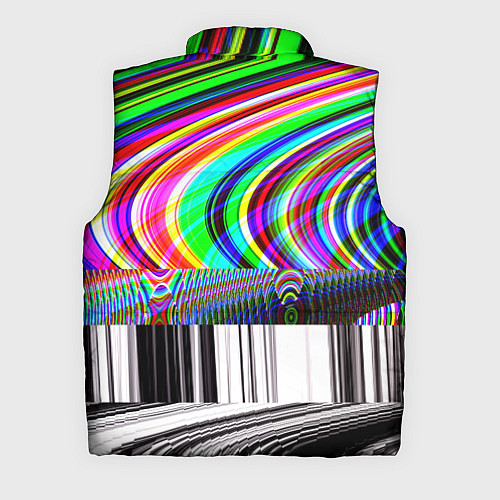 Мужской жилет TV Glitch / 3D-Красный – фото 2