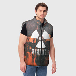 Мужской жилет S.T.A.L.K.E.R: Orange Toxic, цвет: 3D-светло-серый — фото 2