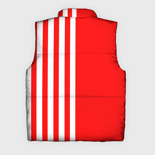 Мужской жилет Красно-белый воин / 3D-Черный – фото 2