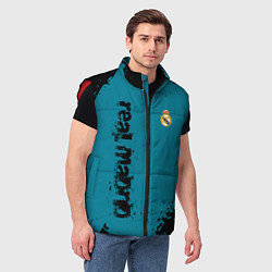 Мужской жилет Real madrid - grange style, цвет: 3D-красный — фото 2