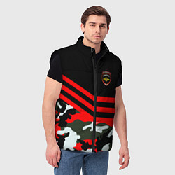 Мужской жилет Полиция: Камуфляж, цвет: 3D-черный — фото 2