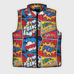 Мужской жилет Pop art pattern, цвет: 3D-красный