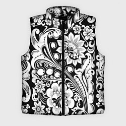 Мужской жилет Хохлома черно-белая