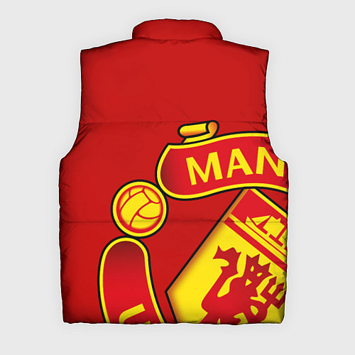 Мужской жилет FC Man United: Red Exclusive / 3D-Светло-серый – фото 2