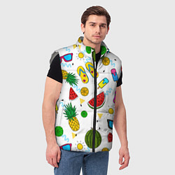 Мужской жилет Летний стиль, цвет: 3D-светло-серый — фото 2