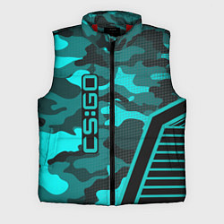 Мужской жилет CS:GO Blue Camo, цвет: 3D-красный