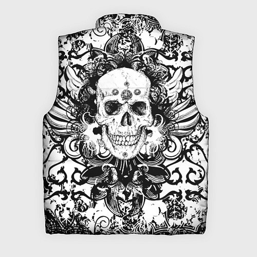 Мужской жилет Grunge Skull / 3D-Черный – фото 2