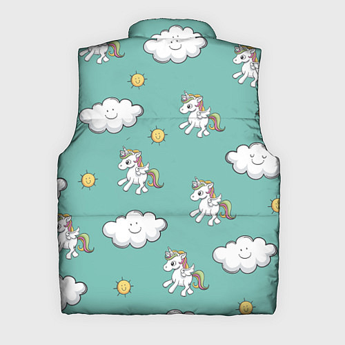Мужской жилет Love of Unicorns / 3D-Черный – фото 2