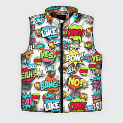 Мужской жилет Pop art Fashion, цвет: 3D-черный