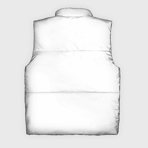 Мужской жилет Marshmallow: White Only / 3D-Черный – фото 2