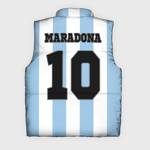 Мужской жилет Марадона Аргентина ретро / 3D-Светло-серый – фото 2