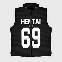 Мужской жилет Hentai 69: Black Style, цвет: 3D-светло-серый