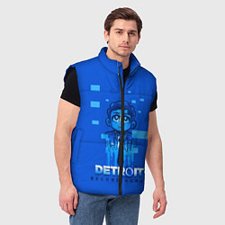 Мужской жилет Detroit: Become Human, цвет: 3D-черный — фото 2