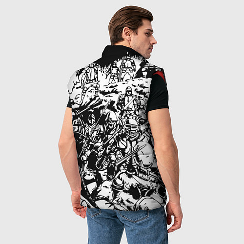 Мужской жилет Berserk Stories / 3D-Красный – фото 4