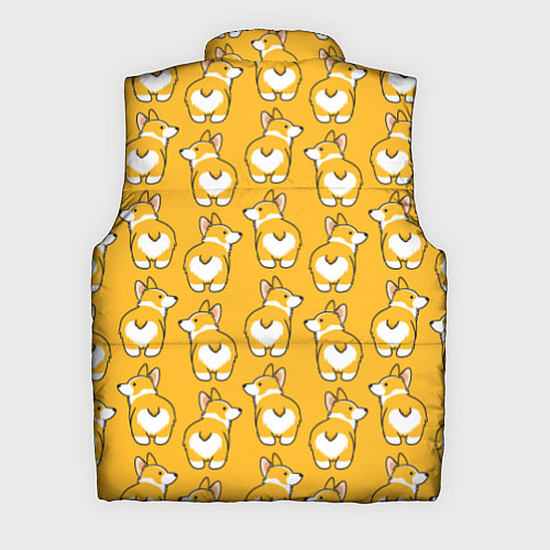 Мужской жилет Маленькие Корги / 3D-Черный – фото 2