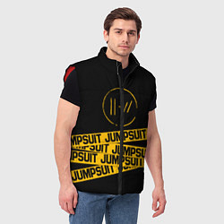 Мужской жилет Twenty One Pilots: Jumpsuit, цвет: 3D-красный — фото 2
