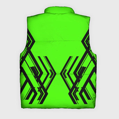 Мужской жилет Cyberpunk 2077: Acid Green / 3D-Черный – фото 2
