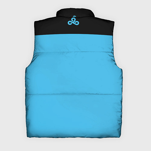 Мужской жилет CS:GO - Cloud9 the form 2018-2019 / 3D-Светло-серый – фото 2