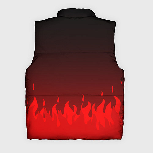 Мужской жилет Kumamon: Hell Flame / 3D-Красный – фото 2