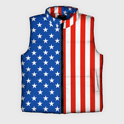 Мужской жилет American Patriot, цвет: 3D-красный