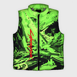 Мужской жилет Cyberpunk 2077: Green Breaks, цвет: 3D-светло-серый