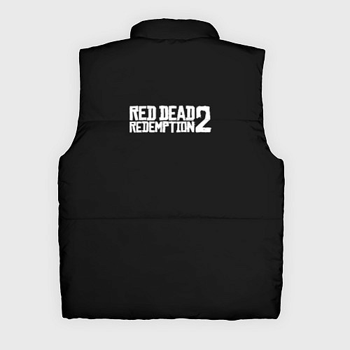 Мужской жилет RDR 2: Black Cowboy / 3D-Красный – фото 2