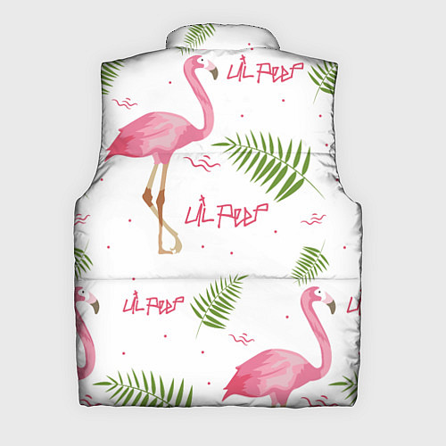 Мужской жилет Lil Peep: Pink Flamingo / 3D-Черный – фото 2