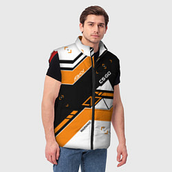 Мужской жилет CS:GO Asiimov Inverted, цвет: 3D-красный — фото 2