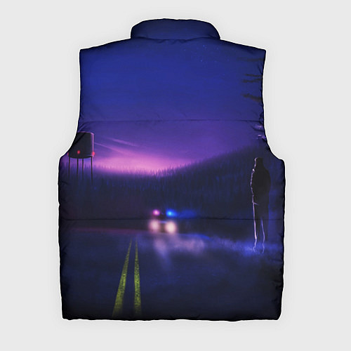 Мужской жилет Stranger Things: Neon Road / 3D-Красный – фото 2