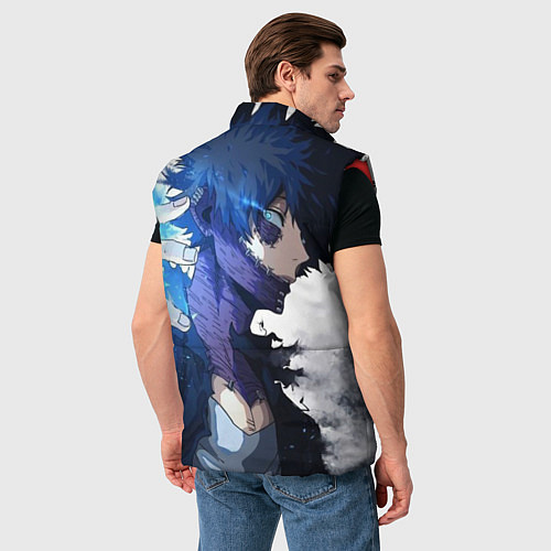 Мужской жилет Академия героев - Даби / 3D-Красный – фото 4