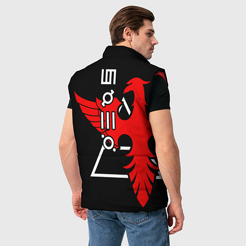 Мужской жилет 30 Seconds to Mars / 3D-Красный – фото 4