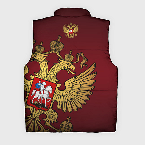 Мужской жилет Россия: Щедрая душа / 3D-Светло-серый – фото 2