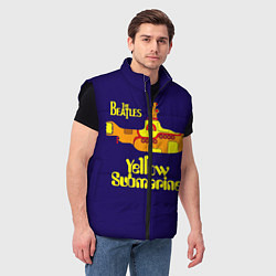Мужской жилет The Beatles: Yellow Submarine, цвет: 3D-черный — фото 2