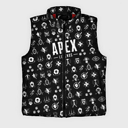 Мужской жилет Apex Legends: Black Pattern, цвет: 3D-красный