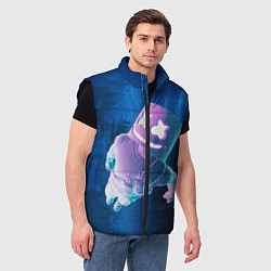 Мужской жилет Marshmello Effect, цвет: 3D-черный — фото 2