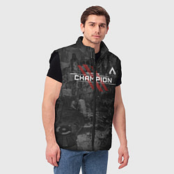 Мужской жилет You Are The Champion, цвет: 3D-черный — фото 2