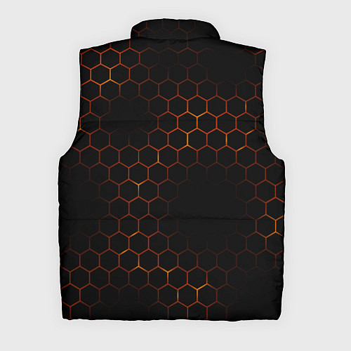 Мужской жилет Apex Legends: Orange Carbon / 3D-Черный – фото 2