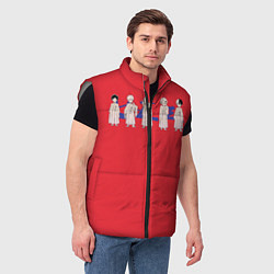 Мужской жилет Моя Геройская Академия, цвет: 3D-светло-серый — фото 2