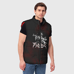 Мужской жилет Чёрный клевер, цвет: 3D-красный — фото 2