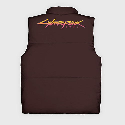 Мужской жилет Johnny Silverhand - SAMURAI / 3D-Черный – фото 2