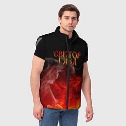 Мужской жилет Сектор Газа, цвет: 3D-светло-серый — фото 2