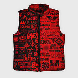 Мужской жилет ЛОГОТИПЫ РОК ГРУПП