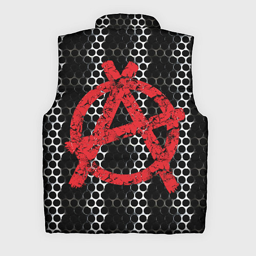 Мужской жилет Князь Анархия спина / 3D-Красный – фото 2