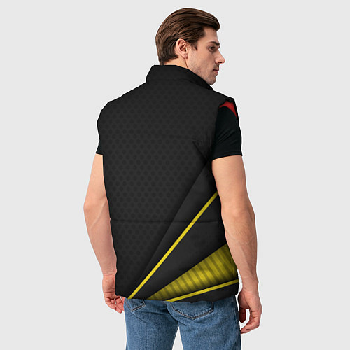 Мужской жилет Mass Effect N7 / 3D-Красный – фото 4