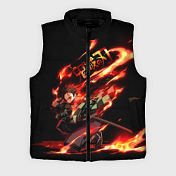 Мужской жилет Demon Slayer, цвет: 3D-черный
